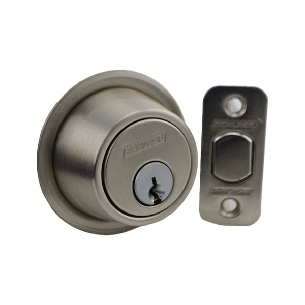 Schlage Commercial B561P619 Grade 2 Cylinder Blank Plate Deadbolt C Keyway 12287 Latch 10094 Strike B561P619 - main